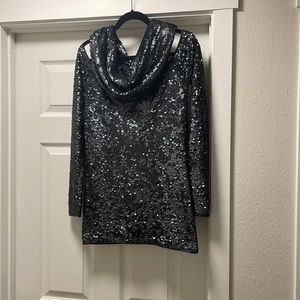 Donna Karan - baby sequin fur mini dress. Size small